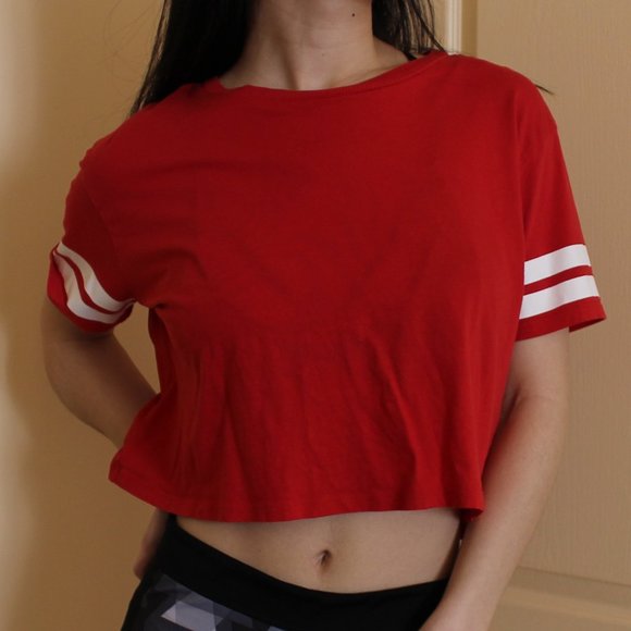 Red Crop Top - Picture 1 of 2